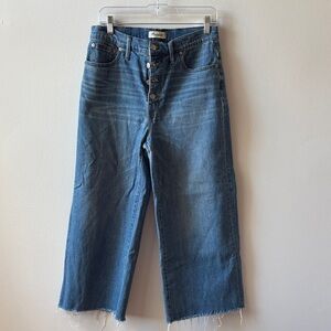 Madewell Wide Leg Crop Jeans